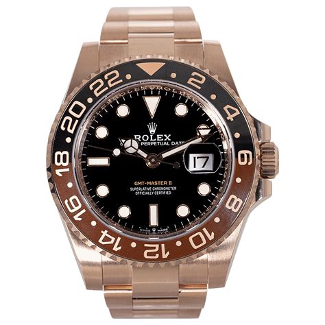 rolex gmt master 2 or rose